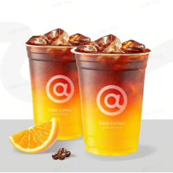 库迪 爆款9选2 橙C美式/经典拿铁/美式 多款可选 大杯 2杯