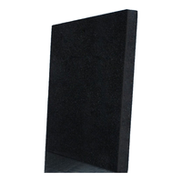 派乐特 加厚生化过滤棉鱼缸生化黑棉净水养鱼滤材 黑色中孔40*30*3cm
