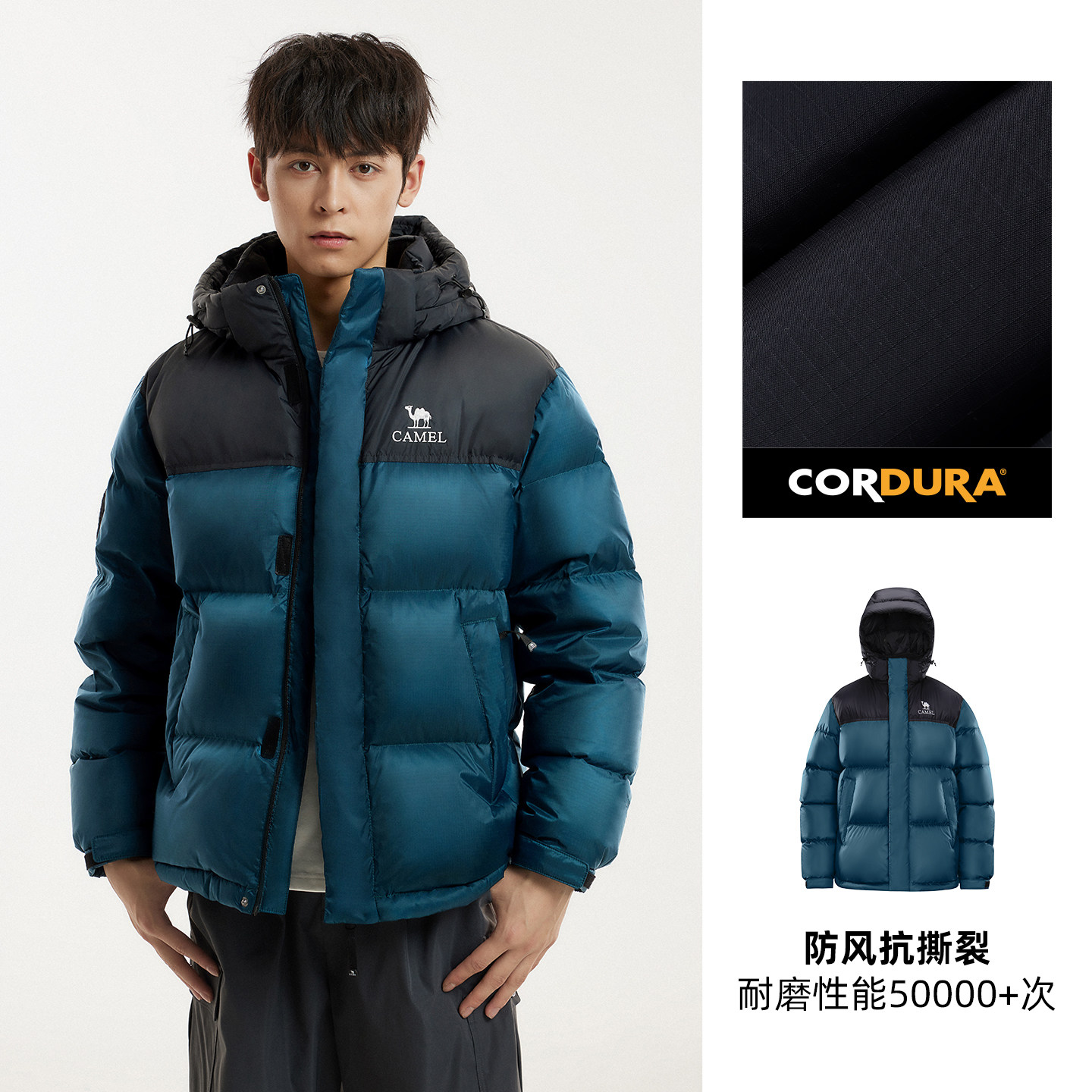 【考度拉面料 耐磨50000+】夜泊蓝/幻影黑,男女同款（女生拍小一码），