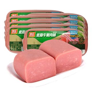 双汇低脂午餐肉肠200g方腿香肠火腿肠烤肉切片涮肉火锅食材下酒菜 200g*2支