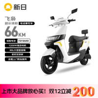新日 电动摩托车 飞枭【6块铅酸电池-续航66km-1200W电机】前后液压减震30L大容量座桶