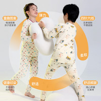 红豆男装 红豆儿童秋衣秋裤男女童秋冬新款保暖内衣套装中大童家居服宝宝睡衣