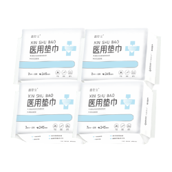 鑫舒宝 医用无荧光夜用卫生巾超薄透气 6片*4包