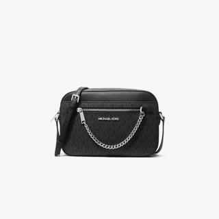 10点开始：MICHAEL KORS Jet Set 女士大号老花斜挎单肩相机包 35S1STTC9B 黑色 中号