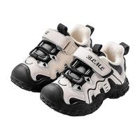 儿童运动鞋2025冬季男童鞋子加绒宝宝棉鞋休闲秋冬软底机能鞋