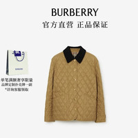 BURBERRY 女装 巴恩风灯芯绒衣领绗缝外套 81089891