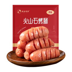 潮味码头 原味火山石烤肠 1000g 20根