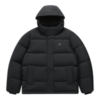 FIA FUSION斐乐潮牌羽绒服男2024冬季新款休闲宽松连帽保暖外套 175/96A