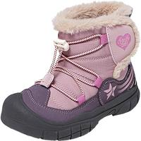 斯纳菲女童雪地靴冬季儿童大棉鞋加厚抗寒运动鞋户外保暖棉靴