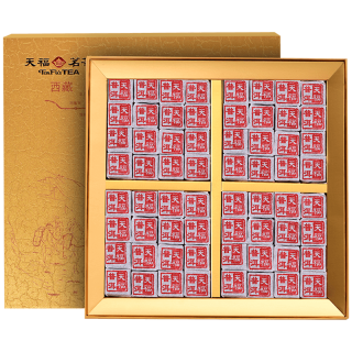 天福茗茶 普洱熟茶 384g 礼盒装