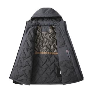 NASAR-FARM潮牌棉服男女秋冬季可拆卸连帽面包服黑金加厚保暖外套棉袄子 灰色2XL（145-160斤）