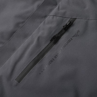 NASAR-FARM潮牌棉服男女秋冬季可拆卸连帽面包服黑金加厚保暖外套棉袄子 灰色2XL（145-160斤）
