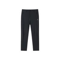 拓路者六扇门考杜拉休闲直筒裤男户外软壳裤子防泼水防风宽松运动长裤 黑色 考杜拉磨毛 2XL