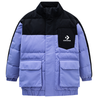 匡威(Converse)儿童装男女童短款保暖羽绒服2024冬季新款中大童加厚外套