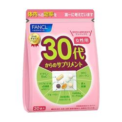 芳珂 HealthScience女性30-39岁每日营养包 30袋/包 复合维生素 含维B维C辅酶Q10