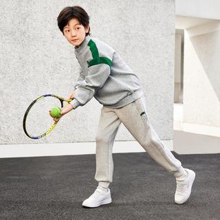 361° 儿童春秋款男童中大童套头卫衣时尚百搭女小童半开襟立领卫衣