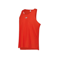NEW BALANCE/NB Jacquard Singlet 男款户外运动舒适休闲跑步背心 MT41280-