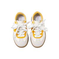 ELLEkids童鞋 板鞋秋季低帮男童运动鞋平底休闲女童德训鞋 银色 29码