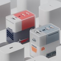 Meizu/魅族Pandaer氮化镓67W GaN变速潮充支持三口充电器支持手机平板