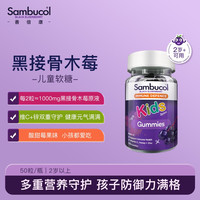 Sambucol 澳洲Sambucol黑接骨木莓儿童零食维生素C锌VC营养免疫力软糖