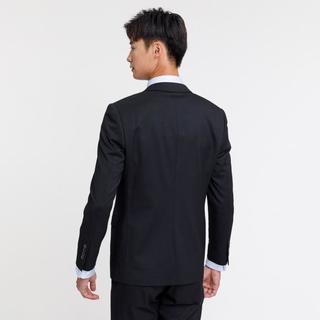 金利来 含羊毛男士西装男优雅时尚纯色商务休闲套西上装