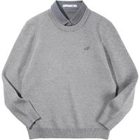 HLA/海澜之家中华龙双领针织衫25秋冬假两件加绒加厚打底衫男