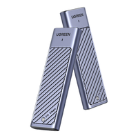 绿联(UGREEN) M.2 NVMe/SATA双协议固态硬盘盒20Gbps 适用苹果笔记本台式机手机外接SSD移动硬盘壳35576