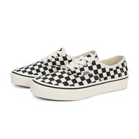 VANS 童鞋官方 Authentic黑白棋盘格休闲简约中大童帆布鞋