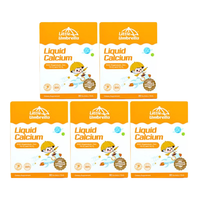小小伞（Little Umbrella）有机钙镁锌Pro版本婴幼儿童补钙营养补充柠檬酸钙含D3+K2液体钙 【5盒小样】300mg钙镁锌高钙版