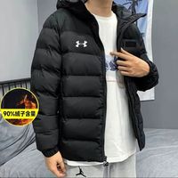 UA安德玛男女同款运动训练舒适百搭休闲连帽羽绒服21600801-001