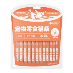 宠元的欧卡 猫条0胶0淀0诱猫条功能型宠物零食 15g*12支