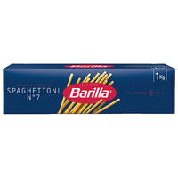 百味来Barilla直形意面意大利面粗面#7 1kg家庭餐饮量贩装