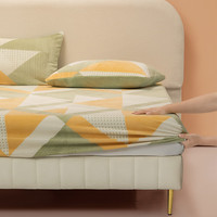 百丽丝床笠单件A类暖绒床罩宿舍单双人牛奶绒床笠保护套 【A类亲肤&牛奶绒】浅沐若熙 120cm×195cm