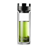 DELANG 德琅  茶水分离杯 太空灰 320ml