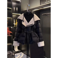 三栖虎 收腰 女士棉服