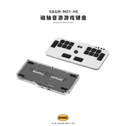DOIO 迷你便携音游手台/矮磁轴铝合金自定义热插拔机械键盘