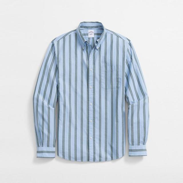 今日必买：Brooks Brothers 男士条纹纽扣领衬衫
