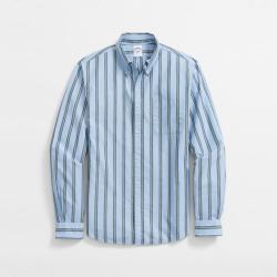 Brooks Brothers 男士条纹纽扣领衬衫