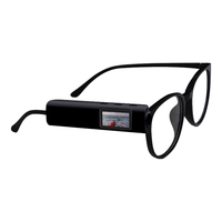 摄徒眼镜式运动摄像机 高清运动相机2K摄像机随身电动摩托车行车身执法记录仪骑行防抖钓鱼录像dv拍摄 黑色【2.7K录像+APP连接+送平光眼镜】16G