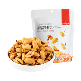 薛记炒货麻辣花生米210g 五香花生米坚果炒货休闲零食小吃下酒菜 五香味花生米210克*2袋