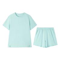 全棉时代针织家居服睡衣女夏季纯棉短袖夏装套装2025年夏季新