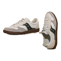 Saucony索康尼BULLET复古德训鞋男女经典复古休闲板鞋白灰黑39