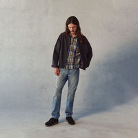 Levi's/李维斯 美式复古 男士牛仔外套 炭黑 L