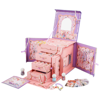 科学罐头十二花仙梦幻首饰盒儿童玩具东方美学搭配收纳玩具小公主手工制作女孩玩具孩子礼盒