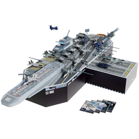 Science Can Science can)航空母舰军事飞机模型男女孩早教益智玩具礼盒