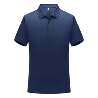 雪中飞 SNOWFLYING男POLO衫夏季翻领亲肤休闲运动柔软短袖纯色简约柔软细腻舒适t恤 藏蓝色 L (170)