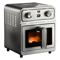 利仁 小钢人Pro空气炸锅内外不锈钢无涂层KZ-XGR6597 双热源 6.5L