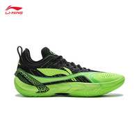 李宁游击2 SUPER丨篮球鞋25款男鞋轻量高回弹低帮运动鞋 黑色/荧光鲜绿色-8 培养皿 4