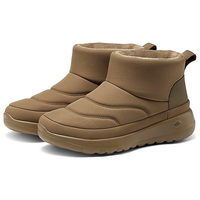 斯凯奇(Skechers)加绒加厚保暖雪地靴女冬季新款短靴棉鞋舒适厚底增高中筒靴144136