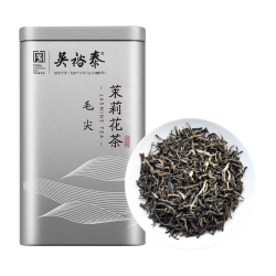 吴裕泰 浓香 茉莉花茶叶  茉莉毛尖200g 罐装